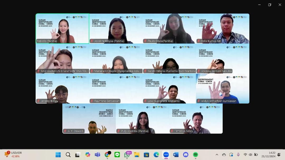 AAFM Certification Example